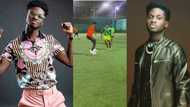 Kuami Eugene displays excellent football skills in new video; excited fans draw attention of Coach Milo