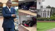 Dr Ofori Sarpong opens up stadium-sized mansion ahead of X'mas, flaunts 'too many' cars in video