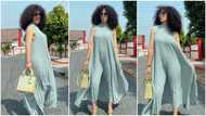 Nadia Buari causes stir with pictures looking tall and slim; fans scream she's “unrecognisable”