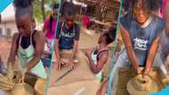 Dede Ayew's wife and daughters get their hands dirty at a pottery class, display their creative works in video