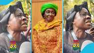 Elderly woman disappointed after she was sacked from Nana Konadu's residence for crying too loudly