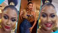 Fans complain about Nana Ama McBrown's makeup to Emy Africa Awards 2023: "It's too much"