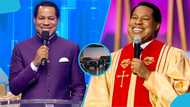 Pastor Chris Oyakhilome launches electric vehicle line at church conference, video sparks reactions
