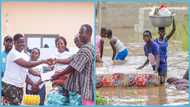 Ghanaian youth activist Bridget Bonnie visits Akosombo Dam spillage victims with relief items