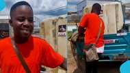 SHS graduate makes GH¢1,200 daily from supplying water to construction sites:" It's very lucrative"