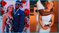 Photos of Reggie Zippy's new 'obroni' lover pop up 6 months after he divorced his Ghanaian wife, Fans react