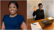 Brilliant young lady who travelled to the US becomes a lawyer in New York; many celebrate her
