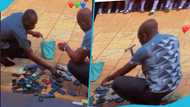 Video of two Ghanaian SHS teachers destroying seized phones from students triggers reactions: "Can't you sell them"