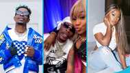 Efia Odo and Shatta Wale get cosy on the set of RBC podcast, video trends: "Friends for life"