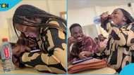 Afronita: University of Ghana student rejoices as he sits beside the dancer in class, video warms hearts