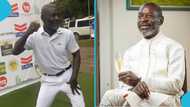 Founder of the defunct UT Bank, Capt. Prince Kofi Amoabeng (RTD), shows off energetic dance moves
