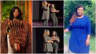 Ghanaian musician Sista Afia brings cute mum on stage; performs 'Asuoden' with her