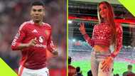 Casemiro's Wife Reacts on Instagram After Fans Criticize Him for Liverpool Loss