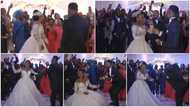 Wife Can Dance: Bride Shows Off Legwork Despite Big Wedding Gown, Husband Rains Dollars on Her in Viral Video