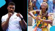 Anthony Joshua lands in Ghana for upcoming bout, shows off impressive Adowa dance moves: Video