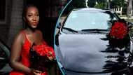 Choqolate GH: Curvy singer flaunts posh car as she celebrates her birthday, fans wish her well