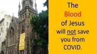 Church takes bold step by adding massive banner urging people to get vaccinated