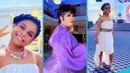 Agradaa's daughter flaunts her church look, dances to Obaapa Christy in video