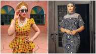 5 times Regina Daniels inspired Ghanaian celebrities with her splendid African print dresses and designer bags