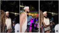 Jidenna spotted at a party in Ghana, Video shows him having fun as Ghanaian ladies show excitement over news