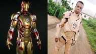A young man has wowed many after transforming papers into an Iron Man suit; picture goes viral
