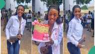 “All that glitters is not Gold”: People react as man celebrates girlfriend's graduation in style