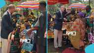 Prince Edward visits Ghana: Aburi chief honours Duke of Edinburgh, offers him a royal stool, video