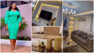 Emelia Brobbey: Upclose footage of the actress' mansion drops, video of bedroom, living room and other parts of the mansion leaves many awestruck
