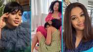 Nadia Buari proudly flaunts her daughter's beautiful side view face as she combs her hair in a viral video