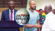 Black Stars: Bawumia visits team ahead of CAR fixture, fans criticise players' seating arangement