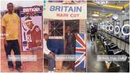 "Total transformation": Throwback photos of barber who started small amaze many as he opens a bigger salon