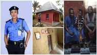 Kind policewoman builds fine house for poor widow who lived in mud house