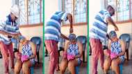 Father lovingly relaxes daughter's hair in sweet video, melts hearts on TikTok