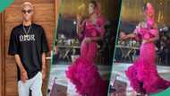 "He looks stunning though, not gon lie": Video as James Brown attends actress Ekene Umenwa's wedding