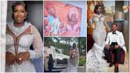 "Vow renewal done": Real Warri Pikin rocks gown, shares sweet video as she remarries hubby in lavish wedding