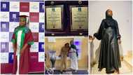 Lady sweeps 2 awards, bags first class, photos of her graduation wow people