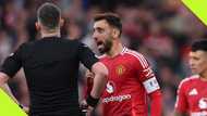 Bruno Fernandes: Man United captain insists his foul did not deserve a red card