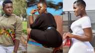 Meet the beautiful young Ghanaian actress whose stunning curves & 'tundra' have fans talking (Photos)
