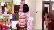 Apology of the year: Massive reactions as man apologizes to his bae with wads of dollars and luxury bags in clip