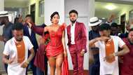 Adowa with swag: David Mensah's dance moves as he makes entry at wedding pop up
