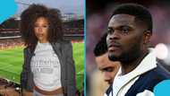 Arsenal vs PSG: Partey seen at UCL clash accompanied by stunning wife and child