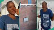 "Latest Landlady": Lady celebrates after building new house, shares video of big mansion