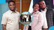 Sammy Gyamfi steps out for donation exercise with his pretty wife on his 37th birthday, video stirs reactions