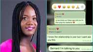 Just 3 days after breaking up, lady finds out her ex was getting married to another girl, chats leak