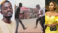 Video of Lil Win and McBrown playing ampe on the streets of Kumasi pops up; fans can’t stop laughing