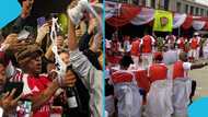 Arsenal supporter goes viral after unusual workplace celebration of club’s victory