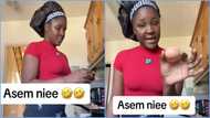 Ghanaian lady in UK stunned after seeing expiry date on raw egg she bought, her reaction sparks laughter