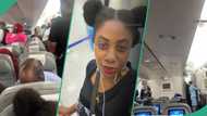 London to Lagos flight: Lady who paid GH₵2K shows tiny aeroplane Air Peace put her in