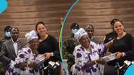 Akua Donkor dances for joy as she begins fourth attempt to be president of Ghana