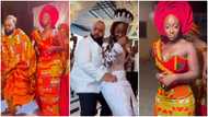 Rick Ross's friend: Ghanaian bride walks down the aisle with handsome DJ in a beautiful ceremony